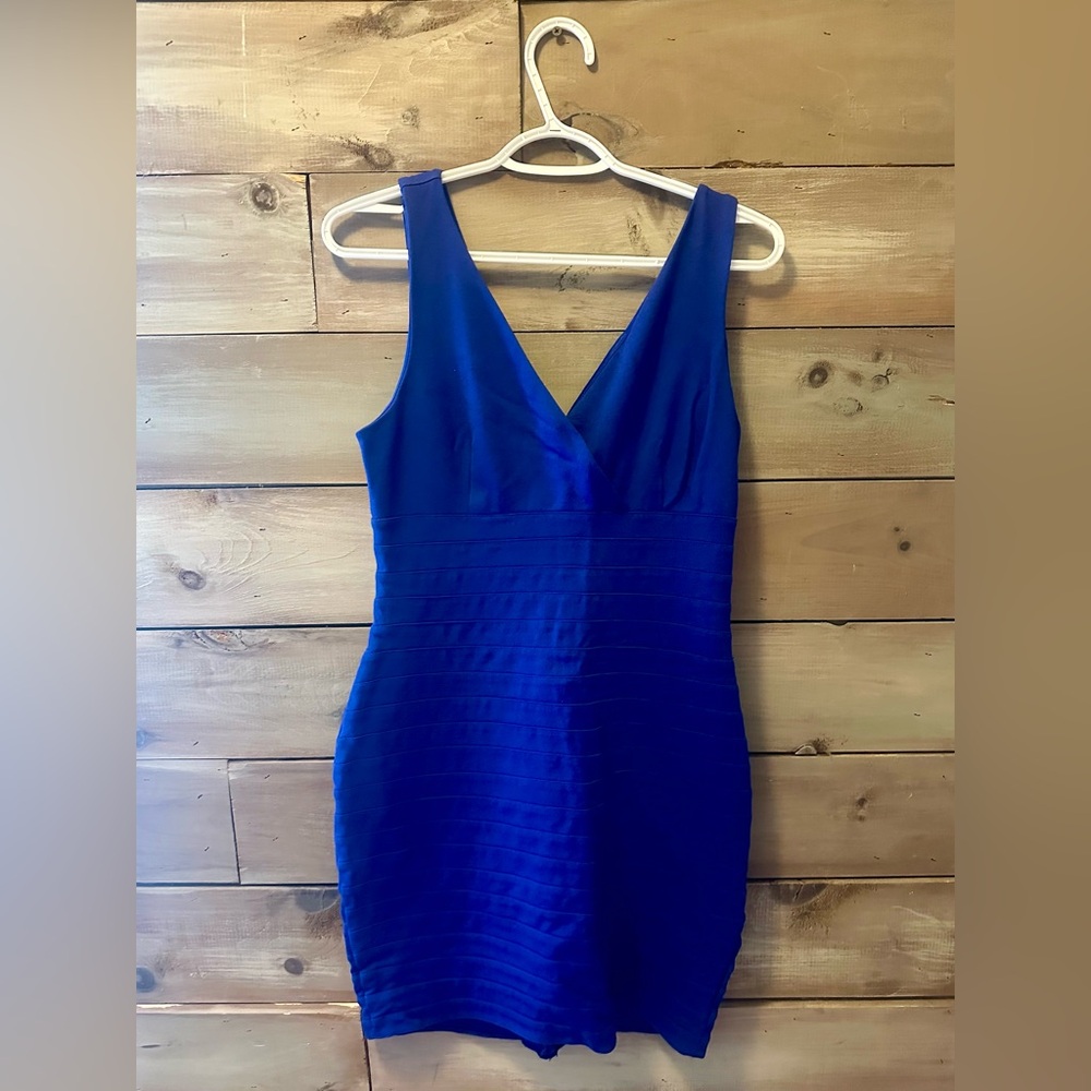 Express Brand Cobalt Blue Party Dress Size: Large